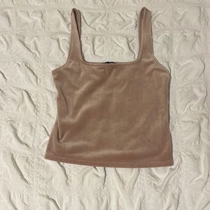 Express size medium velvet tank top.